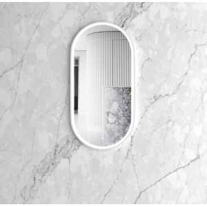 Noosa Led 900(H)x450(W) White Metal Frame Mirror